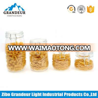 Silicone Seal Airtight Locking Glass Storage Jars